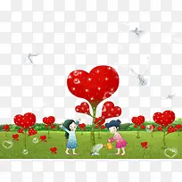 爱心树的成长-空若网 爱心树的成长-空若网