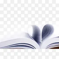 高清爱心书本装饰-空若网 高清爱心书本装饰-空若网