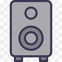 扬声器图标-空若网 扬声器图标-空若网