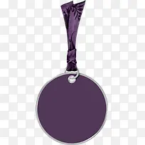 紫色铁质圆形标签-空若网 紫色铁质圆形标签-空若网