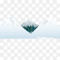 卡通雪山-空若网 卡通雪山-空若网