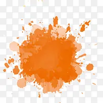 橘色墨迹-空若网 橘色墨迹-空若网