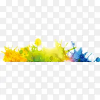 墨迹喷溅水彩花纹-空若网 墨迹喷溅水彩花纹-空若网