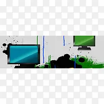 创意时尚喷溅效果背景-空若网 创意时尚喷溅效果背景-空若网