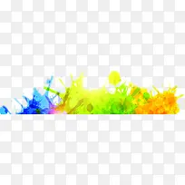 多彩水墨喷溅装饰-空若网 多彩水墨喷溅装饰-空若网