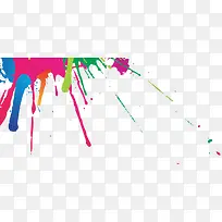 彩色喷溅水彩设计-空若网 彩色喷溅水彩设计-空若网