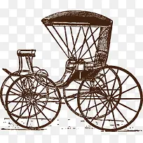 手绘老爷车-空若网 手绘老爷车-空若网