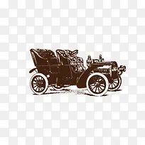 手绘老爷车-空若网 手绘老爷车-空若网