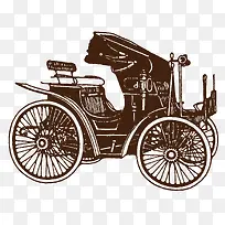 手绘老爷车-空若网 手绘老爷车-空若网