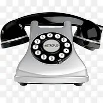 灰色手绘复古电话-空若网 灰色手绘复古电话-空若网