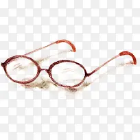 ��ɫ����Բ���۾��ֻ�廭-������