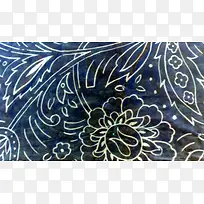 手绘复古花纹背景-空若网 手绘复古花纹背景-空若网