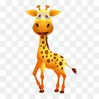 黄色小鹿动物可爱-空若网 黄色小鹿动物可爱-空若网