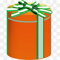 卡通橙色柱状礼盒七夕-空若网 卡通橙色柱状礼盒七夕-空若网