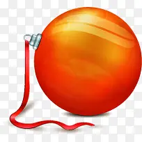 橙色装饰球海报设计-空若网 橙色装饰球海报设计-空若网