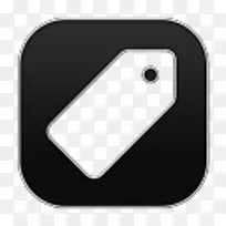 黑色标签图标-空若网 黑色标签图标-空若网