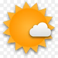 橙色天气预报图标下载-空若网 橙色天气预报图标下载-空若网