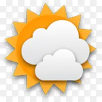 橙色天气预报图标下载-空若网 橙色天气预报图标下载-空若网