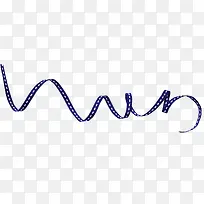 蓝底白色虚线布带-空若网 蓝底白色虚线布带-空若网