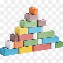 彩色橡皮泥积木孩子-空若网 彩色橡皮泥积木孩子-空若网