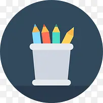 铅笔盒图标-空若网 铅笔盒图标-空若网