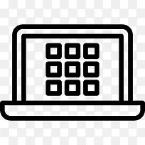 笔记本电脑图标-空若网 笔记本电脑图标-空若网