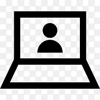 笔记本电脑图标-空若网 笔记本电脑图标-空若网