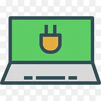 笔记本电脑图标-空若网 笔记本电脑图标-空若网