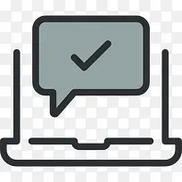 笔记本电脑图标-空若网 笔记本电脑图标-空若网