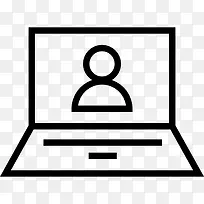 笔记本电脑图标-空若网 笔记本电脑图标-空若网