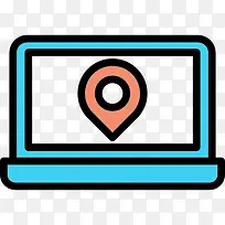 笔记本电脑图标-空若网 笔记本电脑图标-空若网