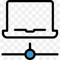 笔记本电脑图标-空若网 笔记本电脑图标-空若网