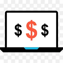 笔记本电脑图标-空若网 笔记本电脑图标-空若网