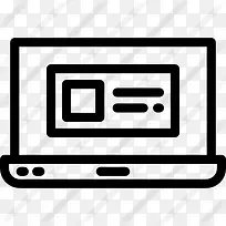 笔记本电脑图标-空若网 笔记本电脑图标-空若网