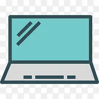 笔记本电脑图标-空若网 笔记本电脑图标-空若网