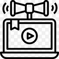 笔记本电脑图标-空若网 笔记本电脑图标-空若网