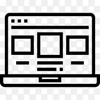 笔记本电脑图标-空若网 笔记本电脑图标-空若网