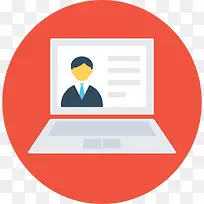 笔记本电脑图标-空若网 笔记本电脑图标-空若网