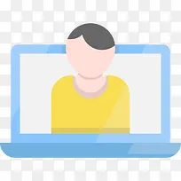 笔记本电脑图标-空若网 笔记本电脑图标-空若网