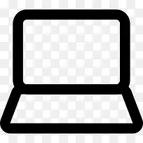 打开电脑笔记本电脑的屏幕图标-空若网 打开电脑笔记本电脑的屏幕图标-空若网