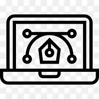 笔记本电脑图标-空若网 笔记本电脑图标-空若网