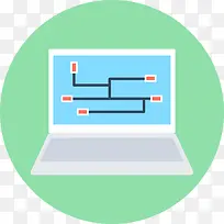 笔记本电脑图标-空若网 笔记本电脑图标-空若网