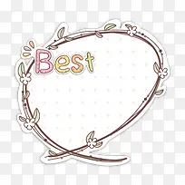 卡通可爱对话框边框-空若网 卡通可爱对话框边框-空若网