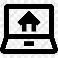 笔记本电脑图标-空若网 笔记本电脑图标-空若网