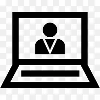 笔记本电脑图标-空若网 笔记本电脑图标-空若网