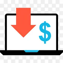 笔记本电脑图标-空若网 笔记本电脑图标-空若网