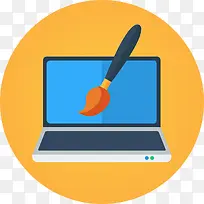 笔记本电脑图标-空若网 笔记本电脑图标-空若网