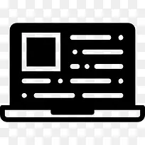 笔记本电脑图标-空若网 笔记本电脑图标-空若网