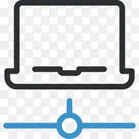 笔记本电脑图标-空若网 笔记本电脑图标-空若网