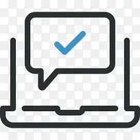 笔记本电脑图标-空若网 笔记本电脑图标-空若网